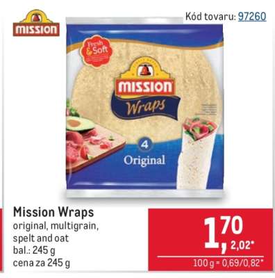 Mission wraps