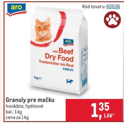 Granuly pre mačku
