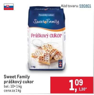 Sweet Family práškový cukor
