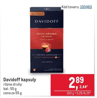 Davidoff kapsuly