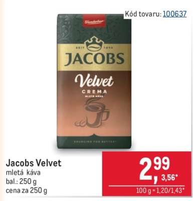 Jacobs Velvet