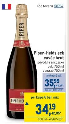Piper- Heidsieck cuvée brut