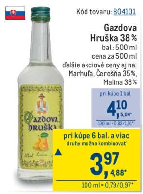 Gazdova Hruška 38 %