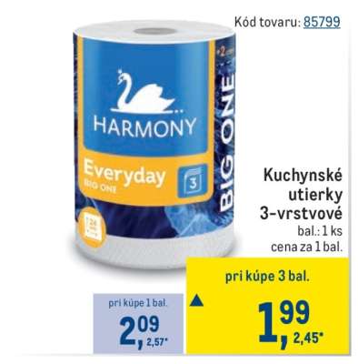 Kuchynské utierky 3-vrstvové