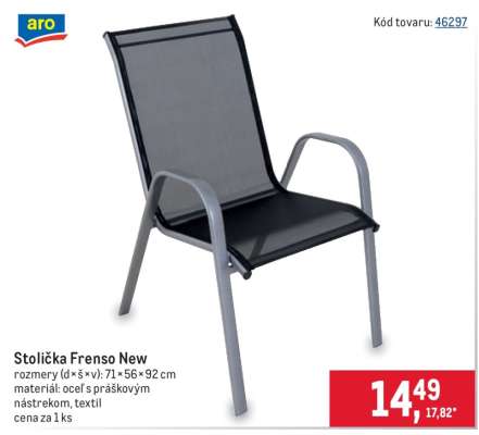 Stolička Frenso New