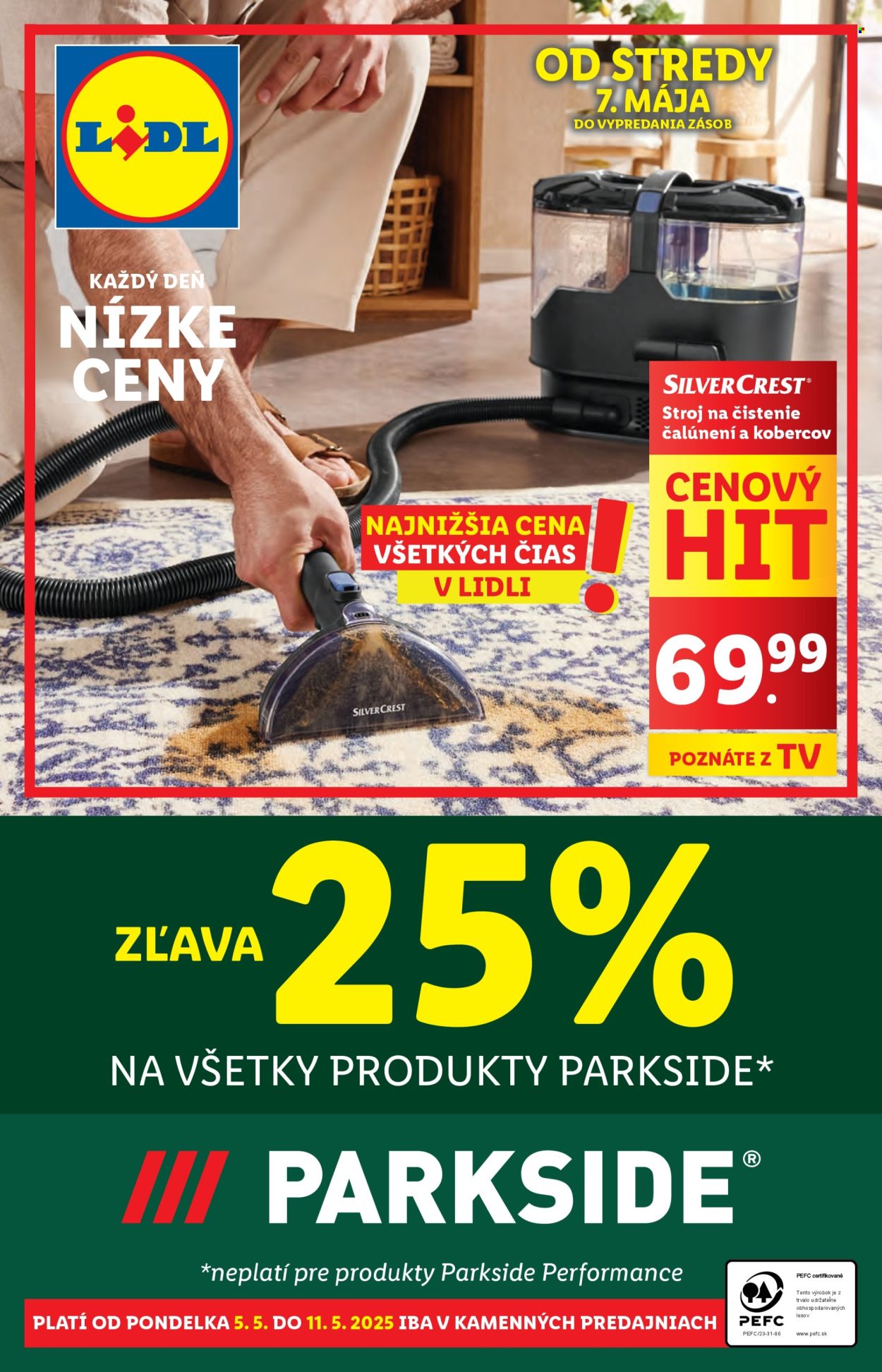 Leták Lidl - 5.5.2025 - 11.5.2025.