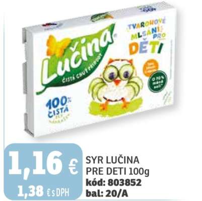 SYR LUČINA PRE DETI 100g