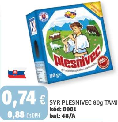SYR PLESNIVEC 80g TAMI