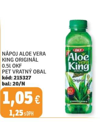 Nápoj Aloe Vera King Originál 0.5l OKF