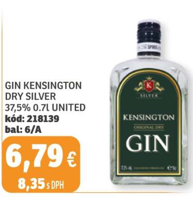 GIN KENSINGTON DRY SILVER