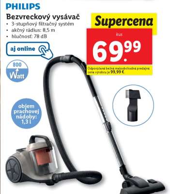 Bezvreckový vysávač