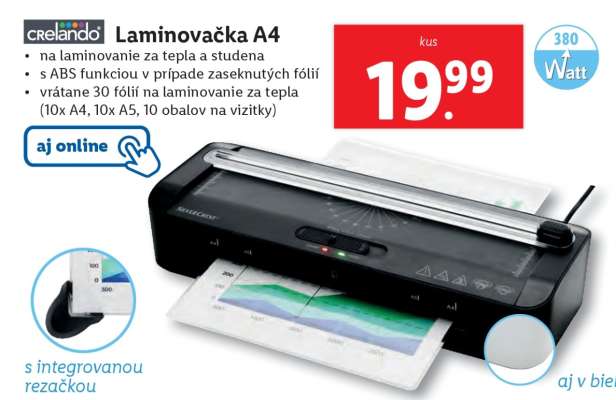 Laminovačka A4