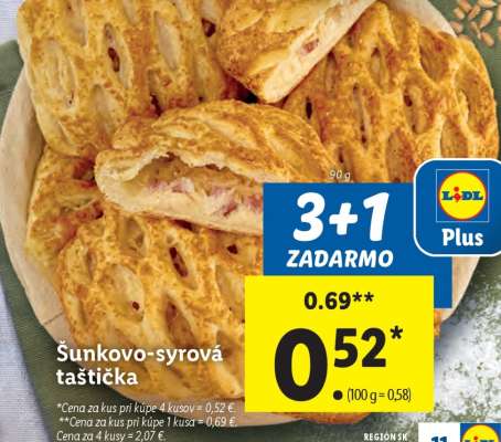Šunkovo-syrová taštička