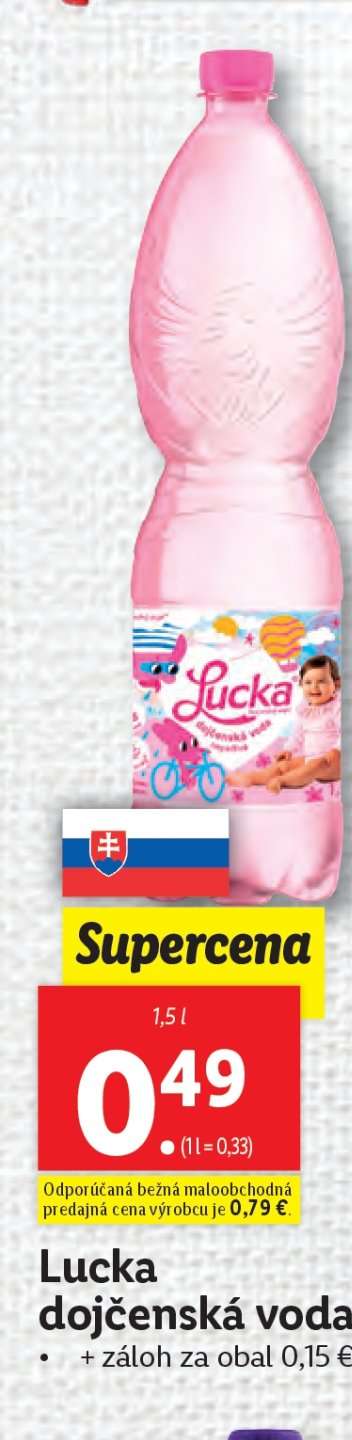 Lucka dojčenská voda