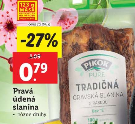 Pravá údená slanina
