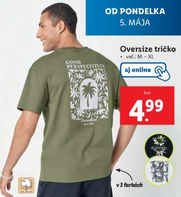 Oversize tričko