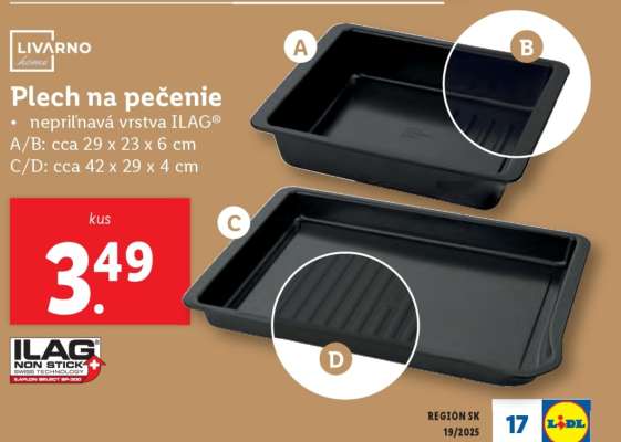 Plech na pečenie