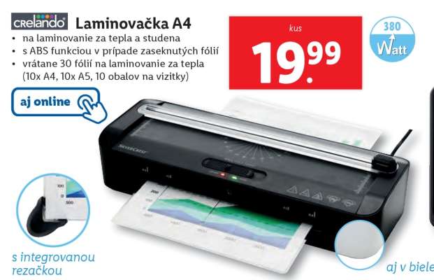Laminovačka A4