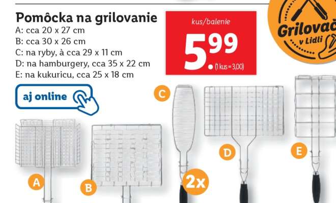 Pomôcka na grilovanie