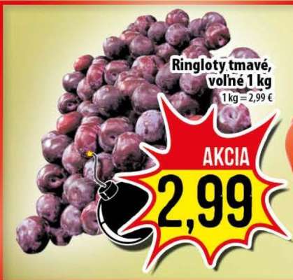 Ringloty tmavé, volně 1 kg