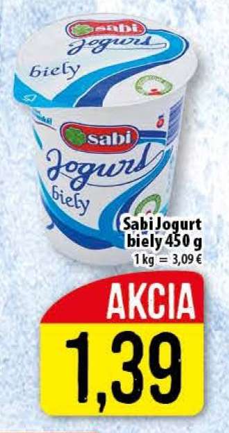 Sabi Jogurt biely 450 g