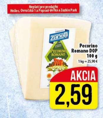 Pecorino Romano DOP