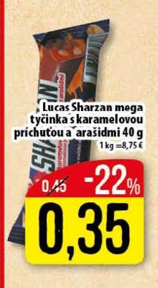 Lucas Sharzan mega tyčinka
