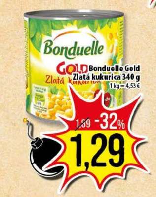 Bonduelle Gold Zlatá kukurica 340 g