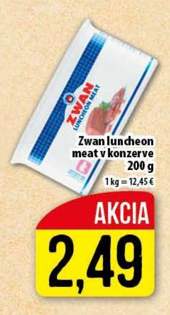 Zwan luncheon meat v konzerve