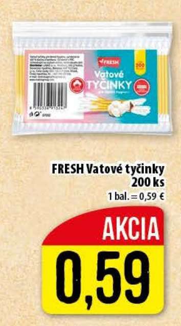 FRESH Vatové tyčinky 200 ks