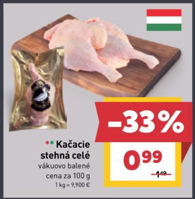 Kačacie stehná celé