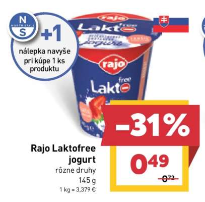 Rajo Laktofree jogurt