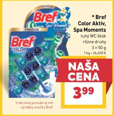 Bref Color Aktiv, Spa Moments