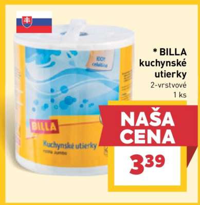 BILLA kuchynské utierky