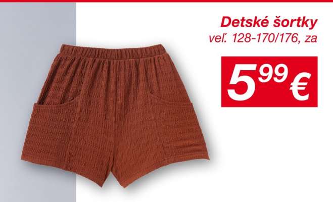 Detské šortky