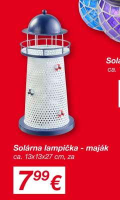 Solárna lampička - maják