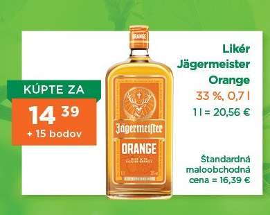 Likér Jägermeister Orange