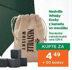 Nestville Whisky Kocky z kameňa vo vrecúšku