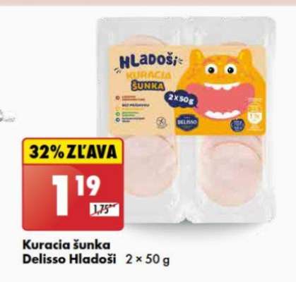 Kuracia šunka Delisso Hladoši