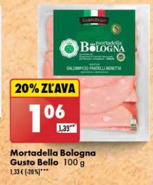 Mortadella Bologna Gusto Bello 100 g