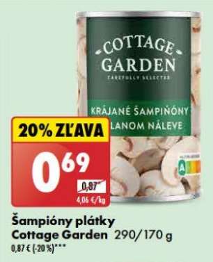 Šampióny plátky Cottage Garden