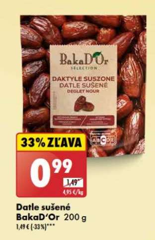 Datle sušené BakaD’Or 200 g