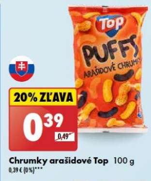 Chrumky arašidové Top