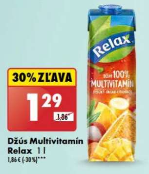 Džús multivitamín Relax 1 l