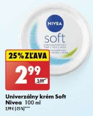 Univerzálny krém Soft Nivea 100 ml