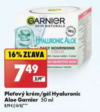 Pleťový krém/gél Hyaluronic Aloe Garnier 50 ml