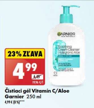 Čistiaci gél Vitamín C/Aloe Garnier 250 ml