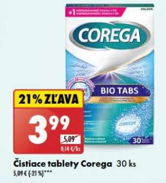 Čistiace tablety Corega 30 ks