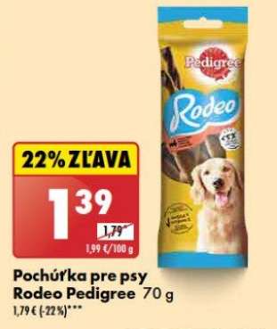 Pochúťka pre psy Rodeo Pedigree 70 g