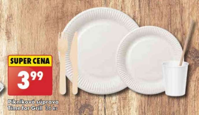 Pikniková súprava Time for Grill 36 ks